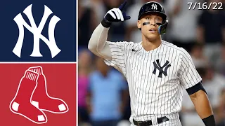 New York Yankees Vs. Boston Red Sox | Game Highlights | 7/16/22