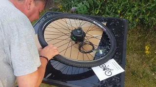 Building eBike v2 - 36v 500w Front Hub motor from AliExpress powered with a 36v 20AH battery
