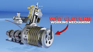 Enhancing Your Motorcycle's PERFORMANCE & EFFICIENCY | WET CLUTCH Working Mechanism (200244)