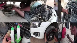 My Swift's Service Under 3000 Rupees | Car Service From Local Mechanic | Genuine Spare Parts