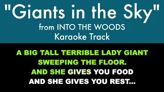"Giants in the Sky" from Into the Woods - Karaoke Track with Lyrics on Screen
