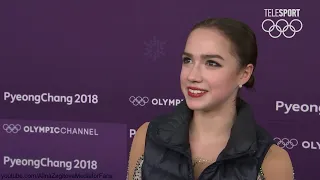 Alina Zagitova Olymp 2018 SP Black Swan Interview A