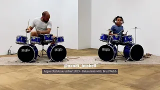 Argos Christmas Advert - Rehearsal - Simple Minds - Drummer Girl