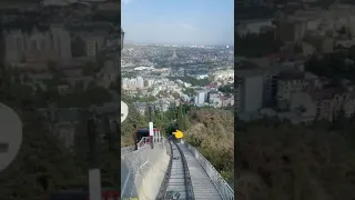 GEORGIA TBILISI FUNICULAR RAILWAY.#travel #tbilisi  #funicular #tourism #georgia