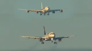 AIRBUS A340-600 vs. AIRBUS A320 - "I am behind you, brother" (4K)