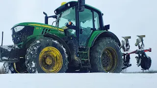 Prima zi in câmp in 2021 +JohnDeere 6120M