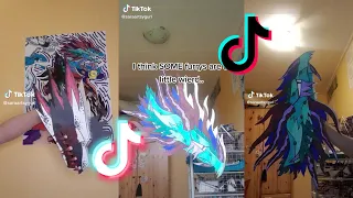 Dragon Puppet Crafts | Paper Dragon TikTok Compilation #23