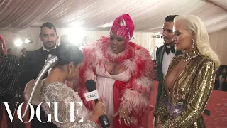 Rita Ora & Lizzo on Their Glamorous Met Gala Looks | Met Gala 2019 With Liza Koshy | Vogue