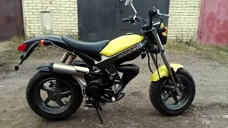 Suzuki Street Magic. Скутер, мопед и питбайк в одной раме. Краткий обзор и тест-драйв.