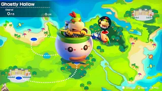 Super Mario Party - When Bowser Jr joined Ghostly Hollow! - Challenge Road