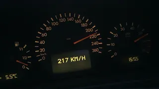 Mercedes W208 CLK 230 Kompressor Acceleration (100-230km/h)