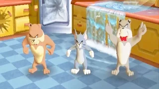 (HD) Tom And Jerry War Of The Whiskers ✦ Funny Cartoon Game ✦ Robot Cat ✦ Big Dog ✦ Lion