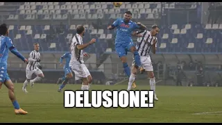 DELUSIONE! COMPLIMENTI ALLA JUVE! NAPOLIAMONE (JUVENTUS - NAPOLI 2-0)