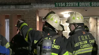 FDNY rescues woman trapped in apartment during Bronx high-rise fire