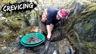 Finding Gold in a Deep Crevice!