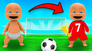 Baby Turns Into Pro Soccer Player!