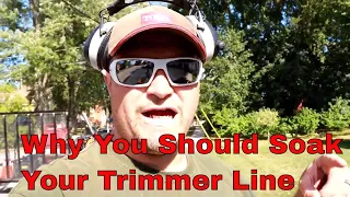 Soaking Your Trimmer Line to Make it Last Longer