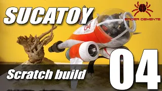 SCI-FI - Scratch build - kitbash (sucatoy 4) - D.I.Y. Um Toy makeover (spaceship) com sucatas.