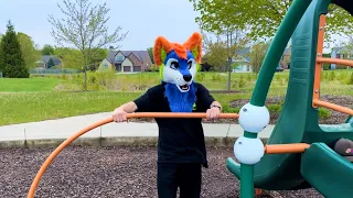 Fursuiting At The Park!