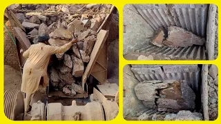 Stone Crushing Satisfying | Quarry Primary Rock Crushing Machine,Stone Processing by Crusher