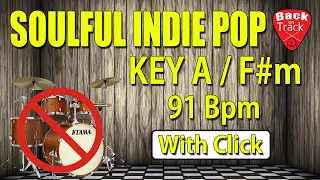 Soulful Indie pop - Drumless backing track with Click - 91 Bpm