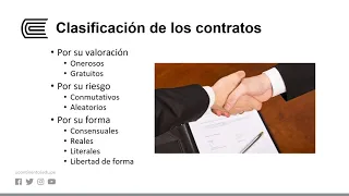 Definición de contrato u clasificación