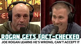 Joe Rogan Learns He's Wrong, Can't Accept It