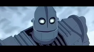 The iron giant battle scene!