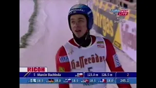 Marcin Bachleda - 126.5 m - Kuusamo 2002 - 11. miejsce - PB!