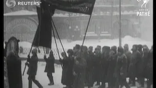 March Past of Soviets in Moscow. (1925)