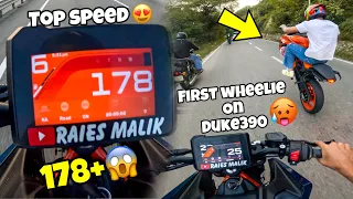 Top Speed test of new Duke390 Gen3😍|| Full Review video☺️