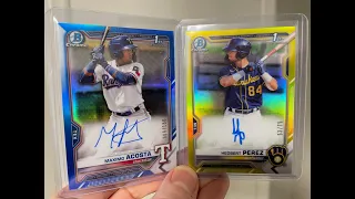 RECAP! 2021 Bowman Jumbo 3 Case Player Break 5/7/21