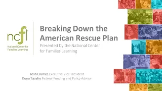 Breaking Down the American Rescue Plan Act