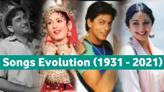 Evolution Of Hindi Film Songs(1931 - 2021) || Most Popular Song Each Year || MUZIX