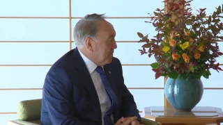 Назарбаев встретился с императором Японии