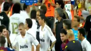 Real Madrid vs Barcelona Fight 8/17/11