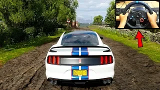 Ford Mustang Shelby GT350 - Forza Horizon 4 | Logitech g29 (Steering Wheel) Gameplay