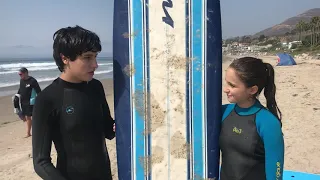 Kids Surf Lesson in  Malibu