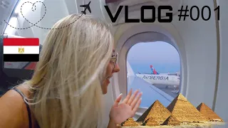 IDEMO U EGIPAT - plakala u avionu / VLOG #001
