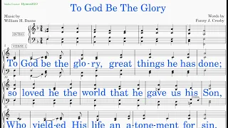 To God Be The Glory (Doane - Crosby) [v2]