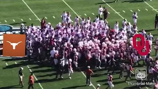 TEMPERS FLARE Before CRITICAL Oklahoma Vs Texas Game!!!