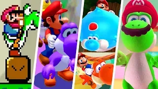 Evolution of Yoshi Levels in Super Mario Games (1990 - 2019)