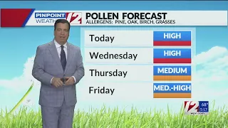 WPRI 12 Weather Forecast 6/4/24  Sunny Warmer Wednesday