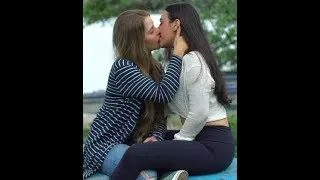 Portuguese Teen Lesbian Girls Kiss Scene In Lake View Park