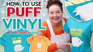 How to Use Puff Vinyl | Beginner-Friendly Tutorial