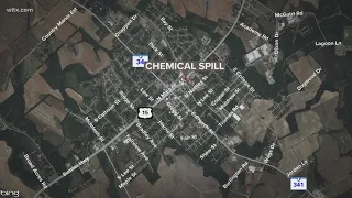 Chemical spill in Bishopville