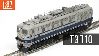 TEP10 model with realistic diesel sound 1:87 (H0)