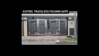 Trackless Folding Gate