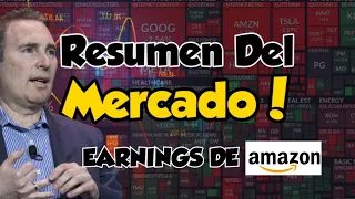 Earnings de AMAZON, AMD, SMCI, SBUX! Reacción del Mercado! Mercados Cierran en Rojo Antes dela FED