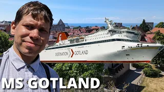 Jag åker Gotlandsfärjan, M/S Gotland - Destination Gotland #4K